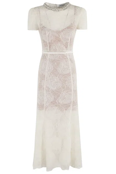 Self-portrait Tulle Lace Midi Dress