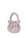 Self-portrait Self Portrait Girls Boucle Bag In Pink