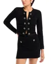 Self-portrait Self Portrait Women's Short Jacket With Sequins In Black
