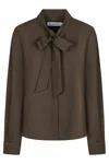 Self-portrait Twill Blouse