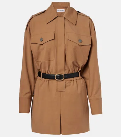 Self-portrait Twill Romper