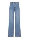Self-portrait Womens Self Portrait Rhinestone Straight-leg Denim Jeans In Blue