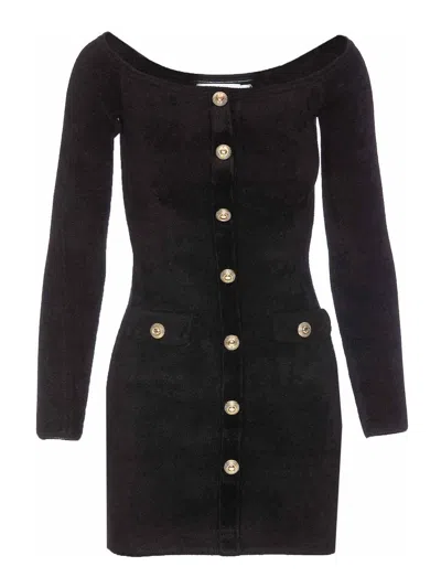 Self-portrait Vestido Corto - Negro In Black