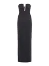 Self-portrait Maxi Dress In Negro