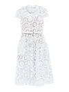 Self-portrait Elegant Mini Dress For Women In Blue