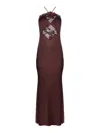 Self-portrait Dress In  Polyester