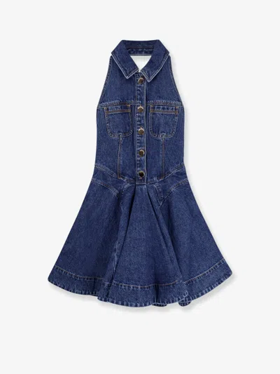 Self-portrait Denim Short Dress