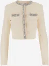 Self-portrait Cream Soft Knit Cardigan Clothing In Ivory