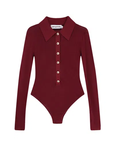 SELF-PORTRAIT VISCOSE BODYSUIT