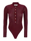 Self-portrait Viscose Knit Bodysuit