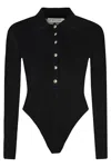Self-portrait Viscose Knit Bodysuit