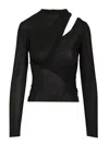 Self-portrait Self Portrait Women Cut Out Knit Top In Black