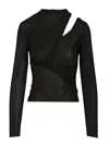Self-portrait Self Portrait Women Cut Out Knit Top In Black