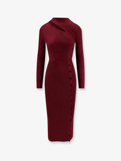 SELF-PORTRAIT VISCOSE MIDI DRESS