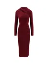 Self-portrait Midi Dress With Cut-out