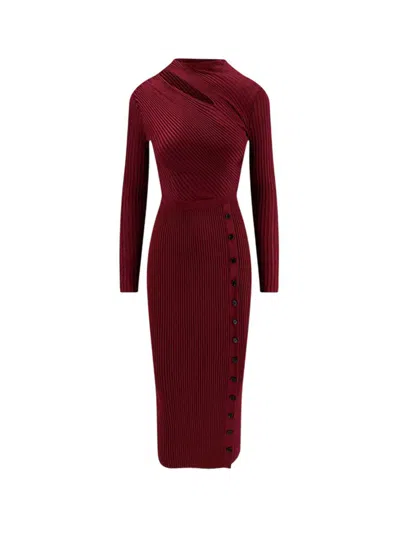 SELF-PORTRAIT SELF-PORTRAIT VISCOSE MIDI DRESS