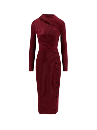 SELF-PORTRAIT VISCOSE MIDI DRESS