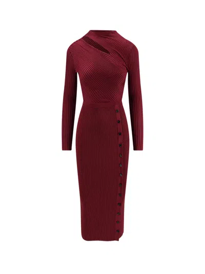 SELF-PORTRAIT VISCOSE MIDI DRESS