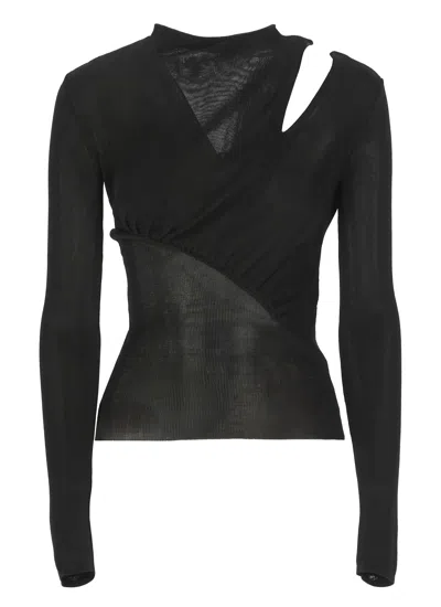 SELF-PORTRAIT VISCOSE TOP