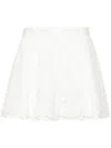 SELF-PORTRAIT SELF-PORTRAIT WHITE COTTON EMBROIDERY SHORTS CLOTHING