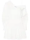 SELF-PORTRAIT SELF-PORTRAIT WHITE COTTON MINI DRESS CLOTHING