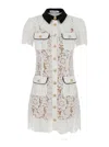 Self-portrait Delicate Lace Dress With Structured Pockets