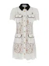 Self-portrait Delicate Lace Dress With Structured Pockets