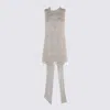 Self-portrait Bow And Floral Lace Knee Length Dress