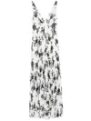 Self-portrait Floral-print Chiffon Maxi Dress