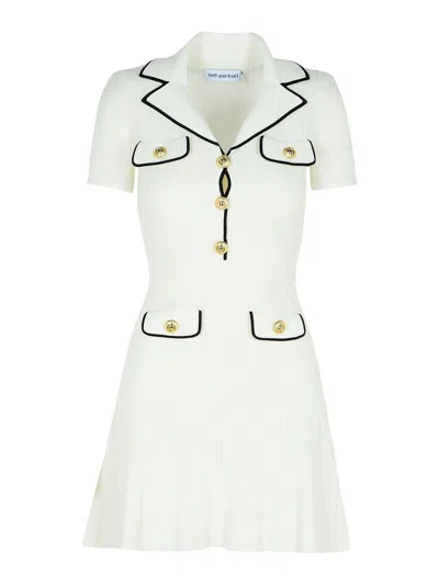 SELF-PORTRAIT VESTIDO MIDI - BLANCO