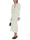 Self-portrait Self Portrait White Viscose Blend Dress Women In White