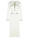 Self-portrait Self Portrait White Viscose Blend Dress Women