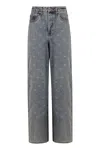 Self-portrait Wide-leg Jeans