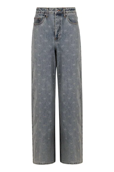 Self-portrait Wide-leg Jeans