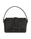 Self-portrait Self Portrait Shoulder Bag With Rhinestones In Black