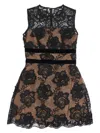 Self-portrait Dress In Black