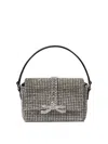 Self-portrait Gem-embellished Tote Bag In Silver