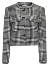 Self-portrait Wool Houndstooth Tailored Jacket Jackets Multicolor