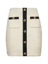 Self-portrait Sequin-embellished Knitted Mini Skirt