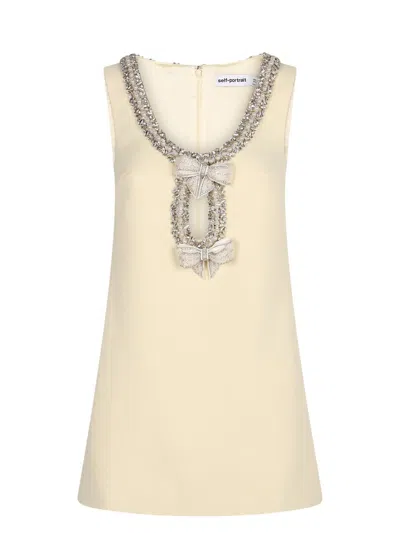Self-portrait Dresses Bright In Gold