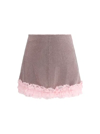 Self-portrait Women Crystal Miniskirt