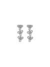 Self-portrait Women Dangling Earrings With Bows In Black