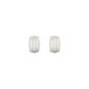 Self-portrait Radiant Beaded Textured Earrings In Gold