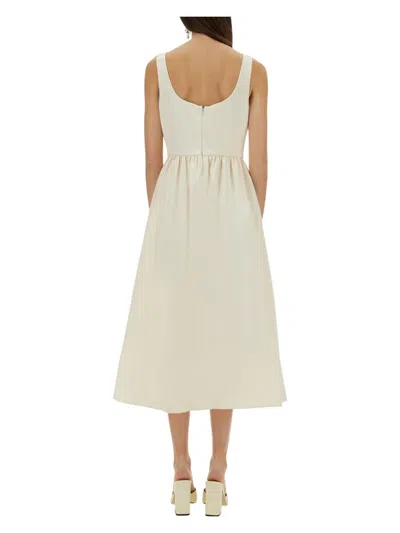 Self-portrait Women's Floral Appliquã© Satin Midi Dress
