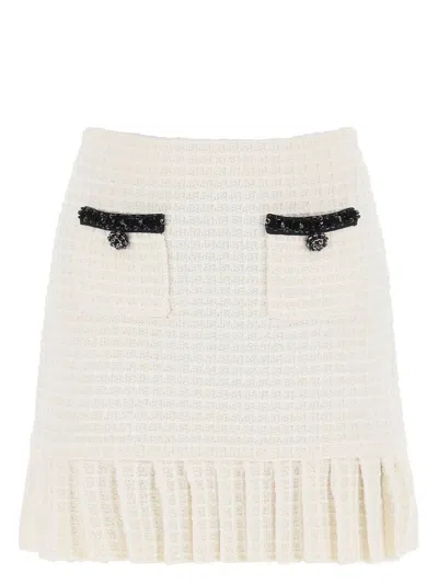 SELF-PORTRAIT WOMEN'S KNITTED MINI SKIRT