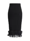 Self-portrait Women Lace Detail Midi Skirt