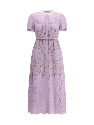 SELF-PORTRAIT SELF-PORTRAIT WOMEN LACE LONG DRESS