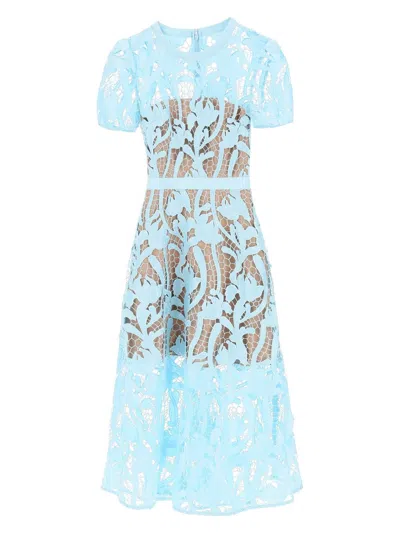SELF-PORTRAIT WOMEN'S LACE MIDI DRESS