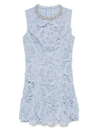 SELF-PORTRAIT WOMEN'S LACE MINI DRESS