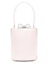 Self-portrait Self Portrait Leather Bucket Bag In Pink